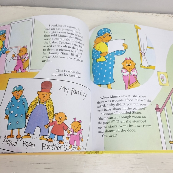 The Berenstain Bears: All in the Family Hardcover Book 6 Wholesome Stories - Picture 10 of 11